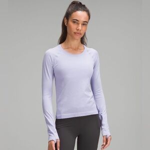 Lululemon swiftly tech long sleeve - lilac smoke